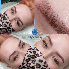 Eyebrows ombre