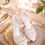 Thumbnail: Zoey Satin Bridal Shoes with Glitter