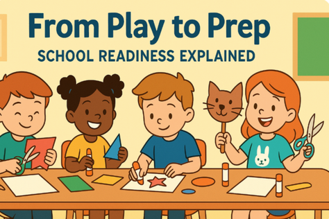 School readiness is about children having confidence, curiosity and the everyday skills that help them join a class community.