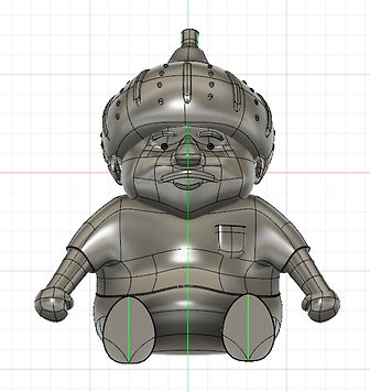イラストから3Dデータに変換 NARUKI