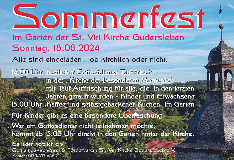 TaufFrisch - das zweite Gemeindefest