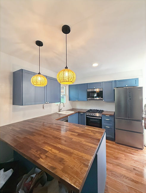 Kitchen remodel in progress in a Rockville, MD home