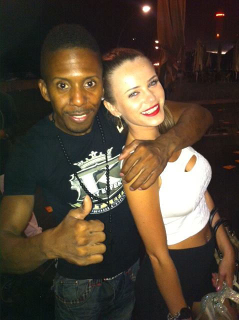 avec DJ LADY GROSS à TEL AVIV