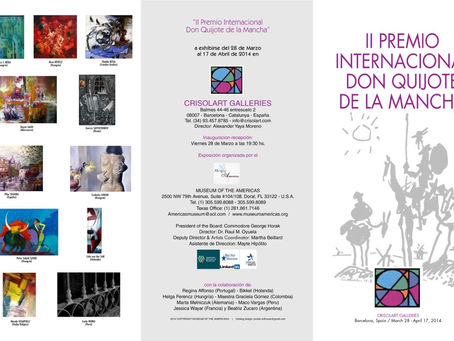 Exposición "II Premio International Don Quijote de la Mancha" - Barcelona, España