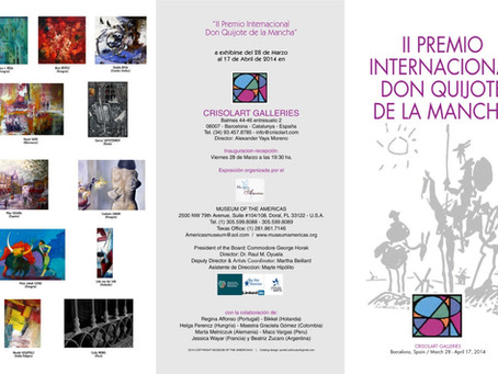 Exposición "II Premio International Don Quijote de la Mancha" - Barcelona, España