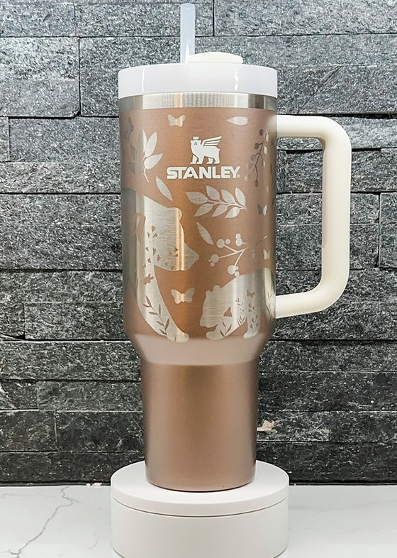 Mama Bear Laser Engraved Stanley 40oz | Bear Mountain Woodcr