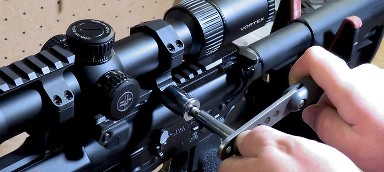 scope mounting set up