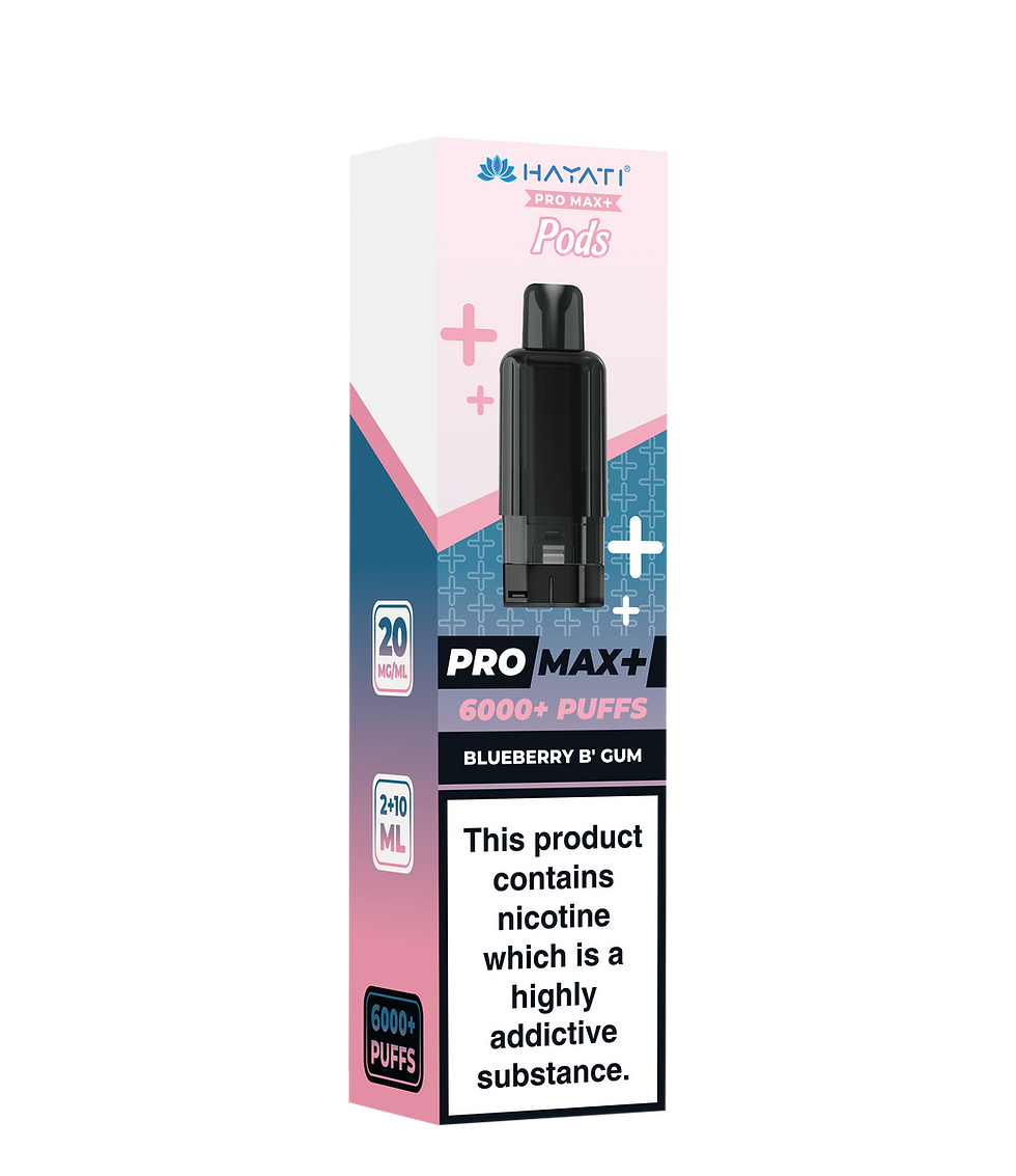 Thumbnail: BLUEBERRY B'GUM HAYATI PRO MAX PLUS REFILL POD