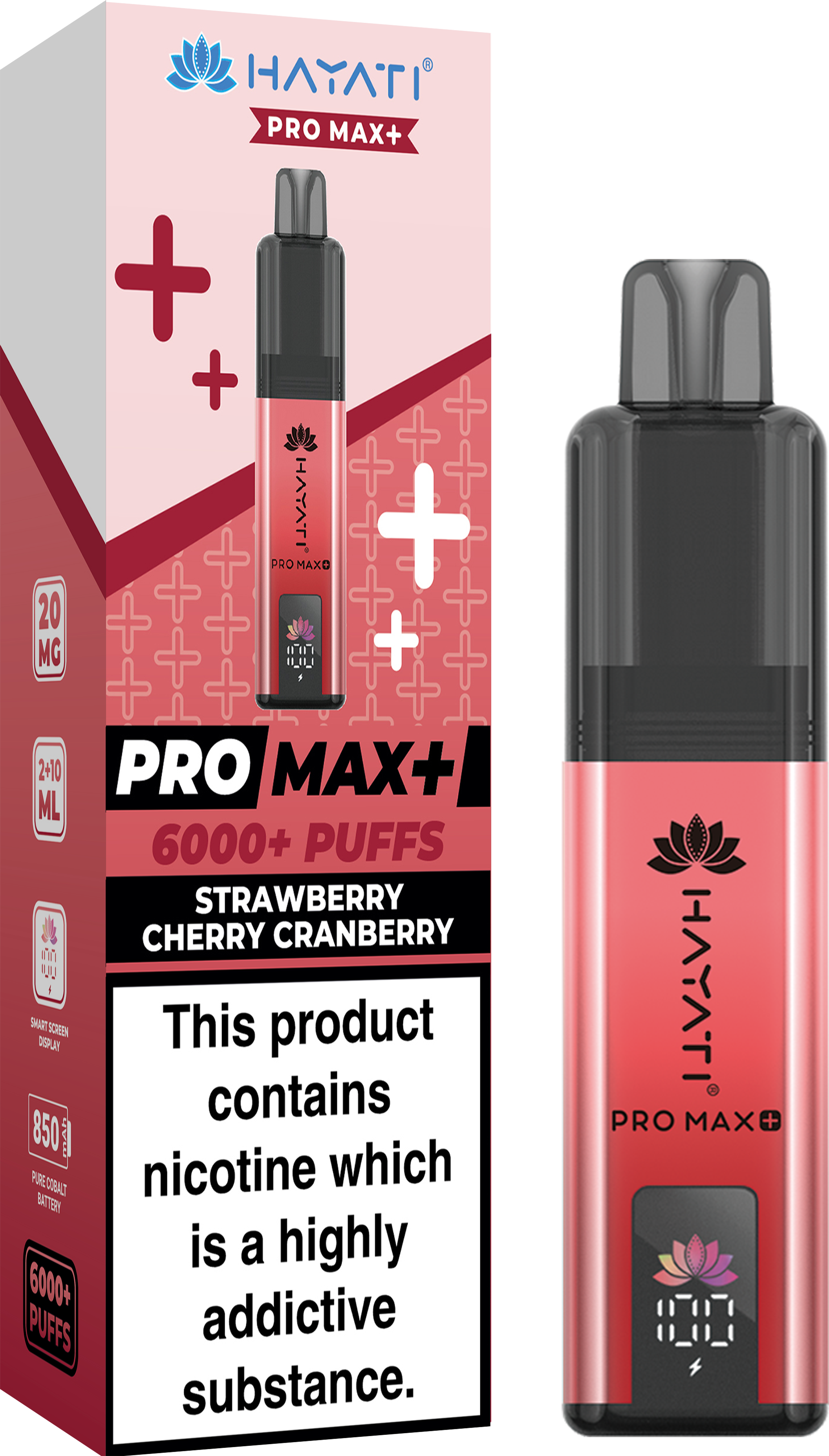 STRAWBERRY CHERRY CRANBERR HAYATI PRO MAX PLUS VAPE KIT 6000 BLUE RAZZ PINEAPPLE