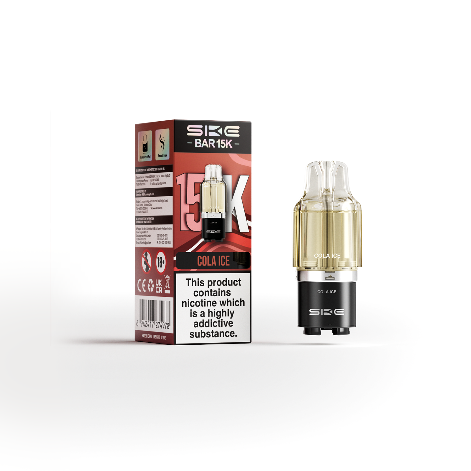 COLA ICE SKE BAR 15K REFILL POD