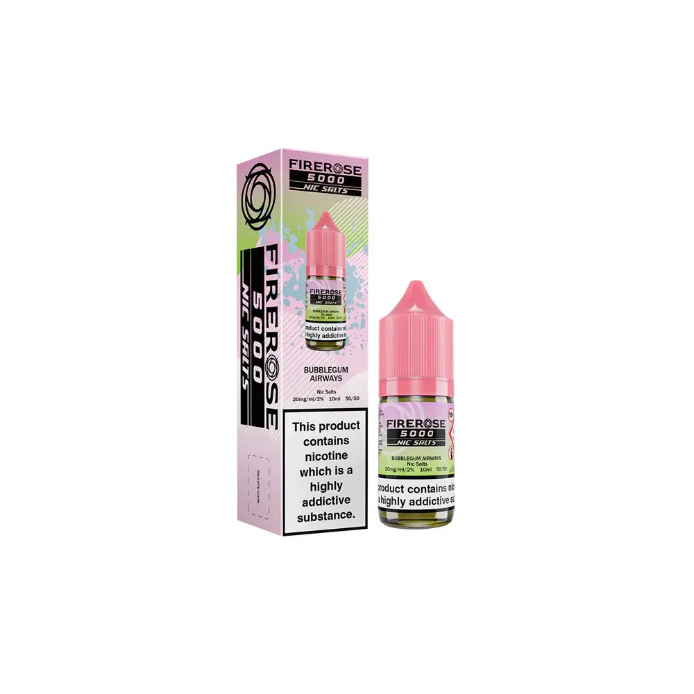 BUBBLEGUM AIRWAYS NIC SALT E-LIQUID BY ELUX FIREROSE