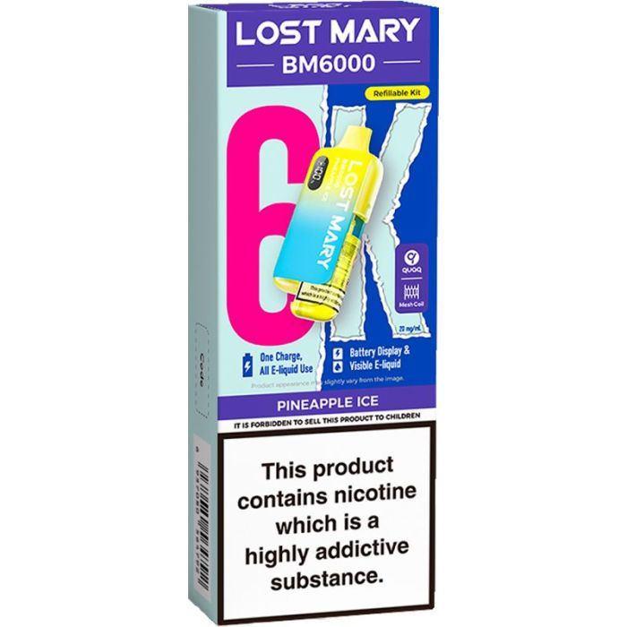 Thumbnail: PINEAPPLE ICE LOST MARY BM6000 POD KIT