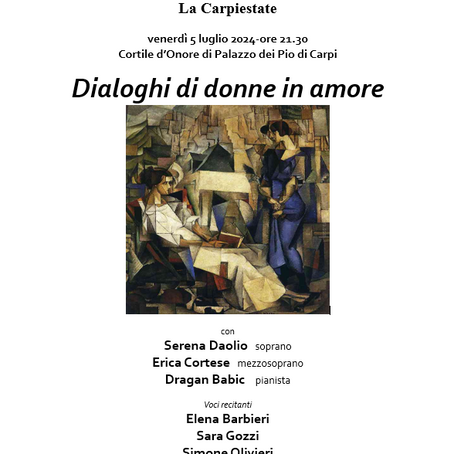 "Dialoghi di donne in amore" 05/07/2024