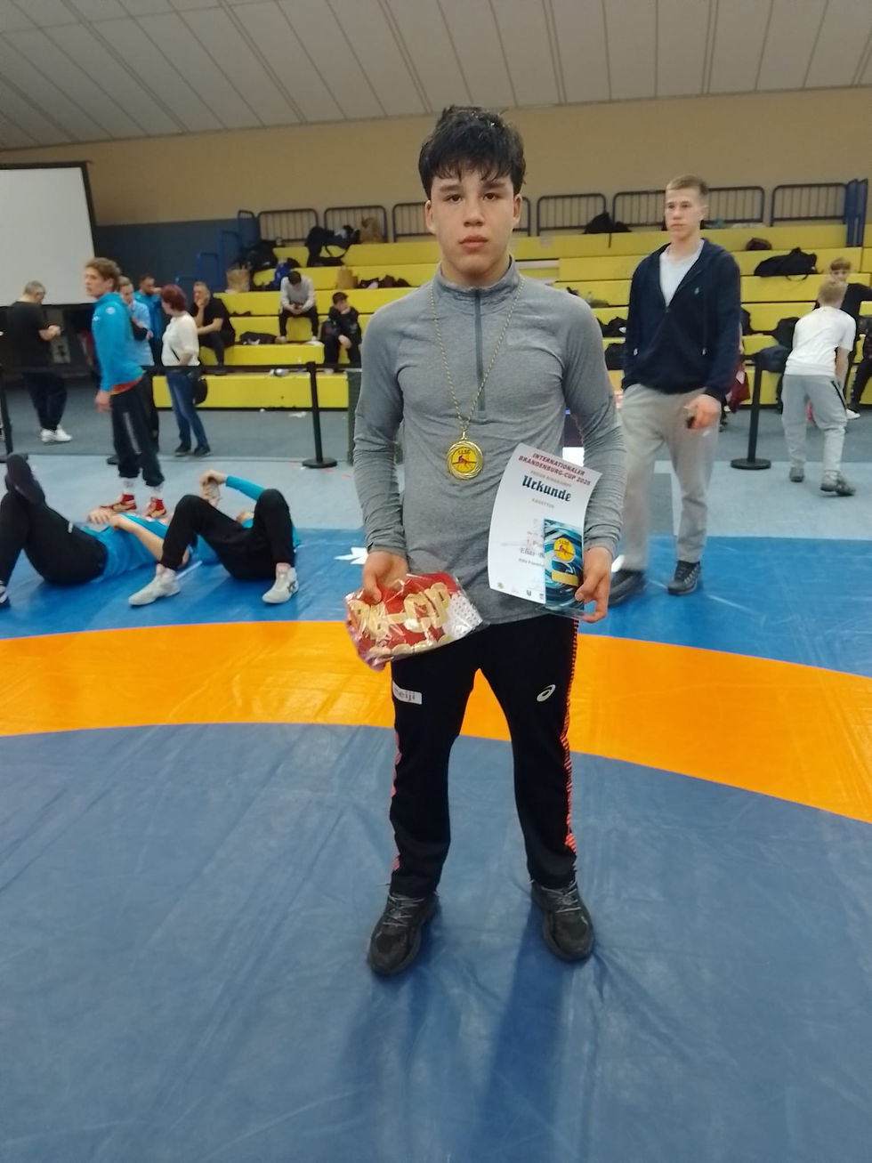Elias Bolich RSV Hansa 90 Frankfurt/Oder Sieger Gewichtsklasse 71 kg