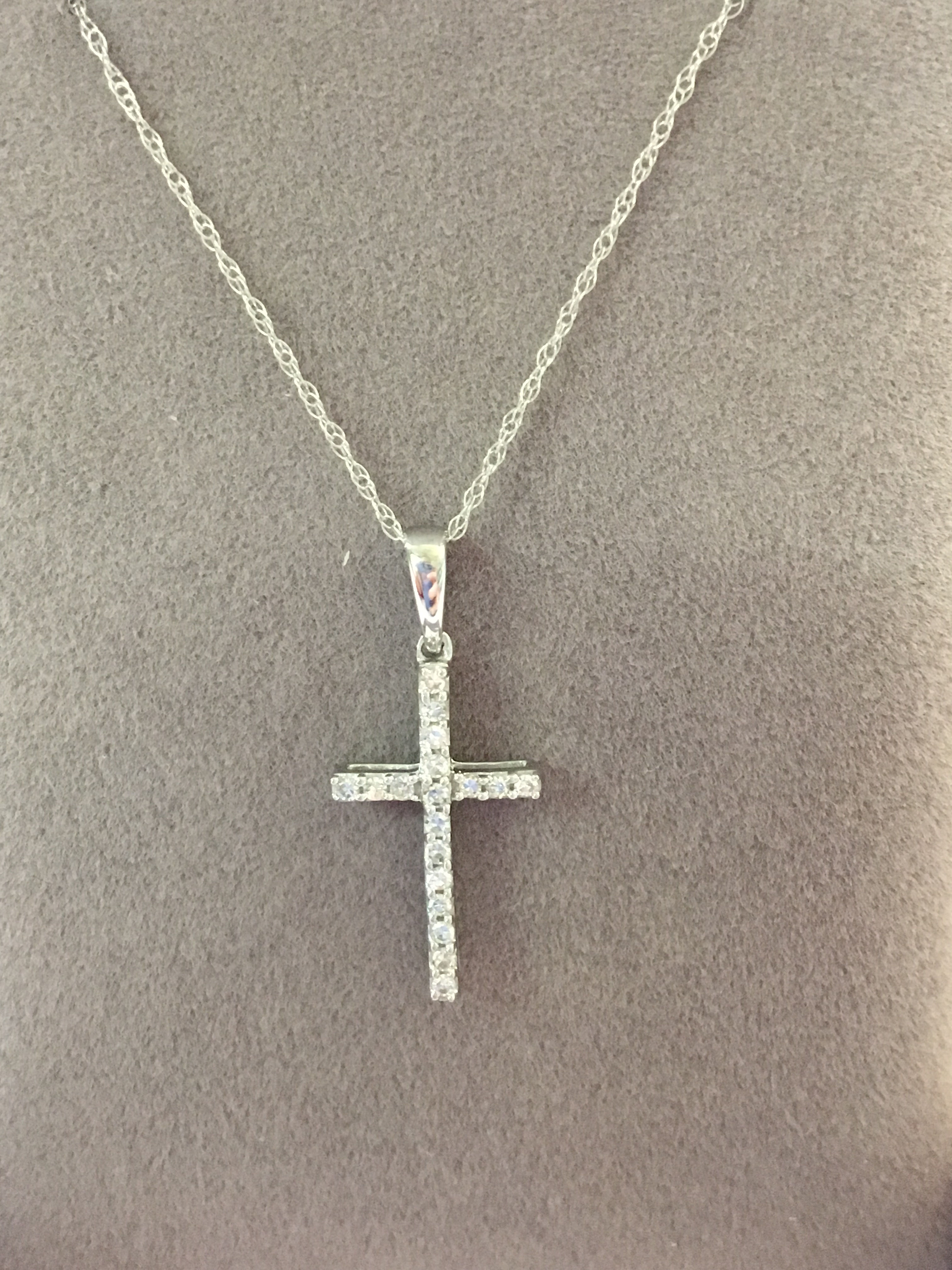 1/5 of a carat. 14K White Gold