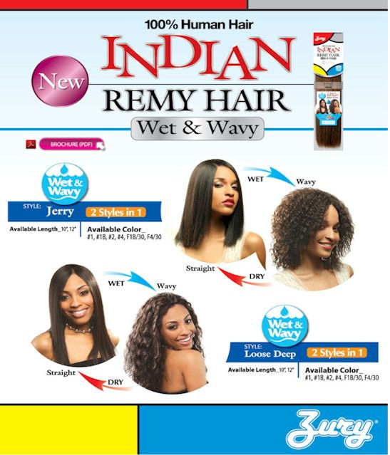 Zury Indian Remi Wet and Wavy