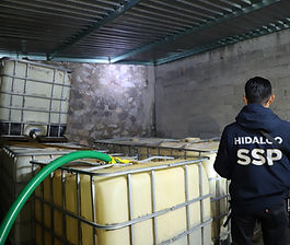 ASEGURAN COMBUSTIBLE EN ACTOPAN TRAS OPERATIVO IMPLEMENTADO