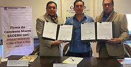 FIRMAN SADERH E ICATHI, CONVENIO DE COLABORACIÓN EN FAVOR DEL SECTOR AGROPECUARIO