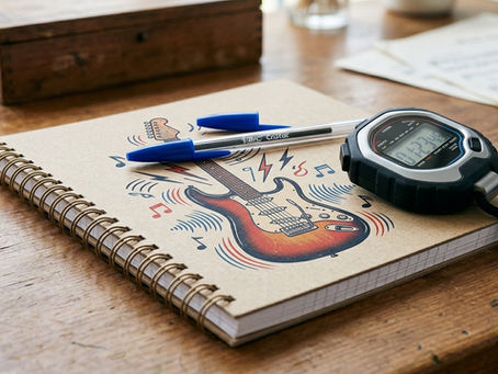 ¿Cómo organizar tu práctica diaria de guitarra? 20 semanas con el Método Paganini