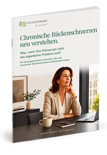 Informationsmagazin "Chronische Rückenschmerzen neu verstehen" von Nadine Steinhof