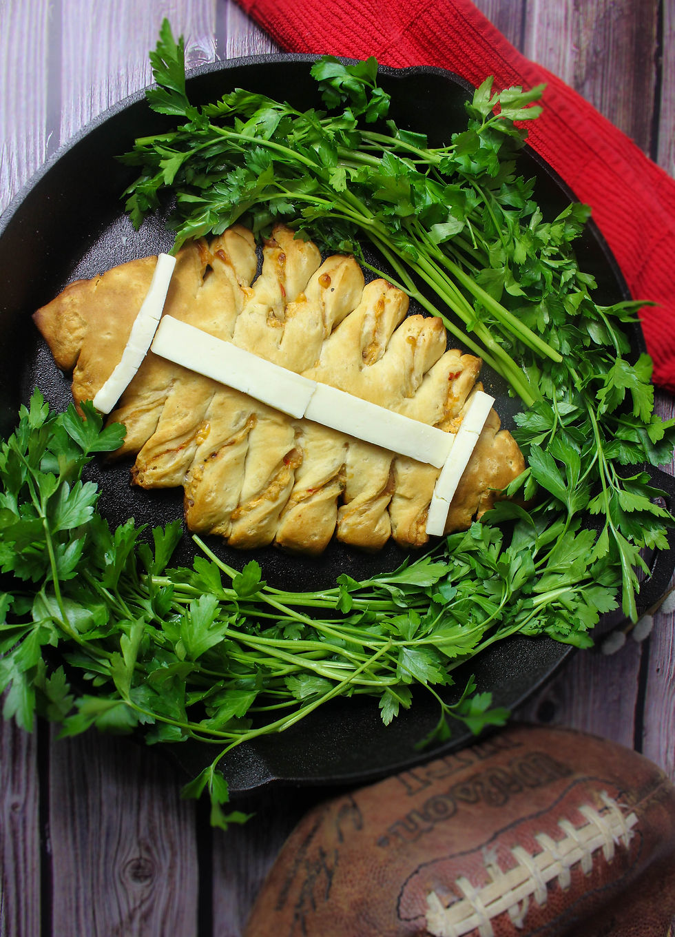 Football Shaped Food
