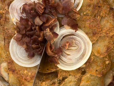 Bacon and Onion Scalloped Potatoes