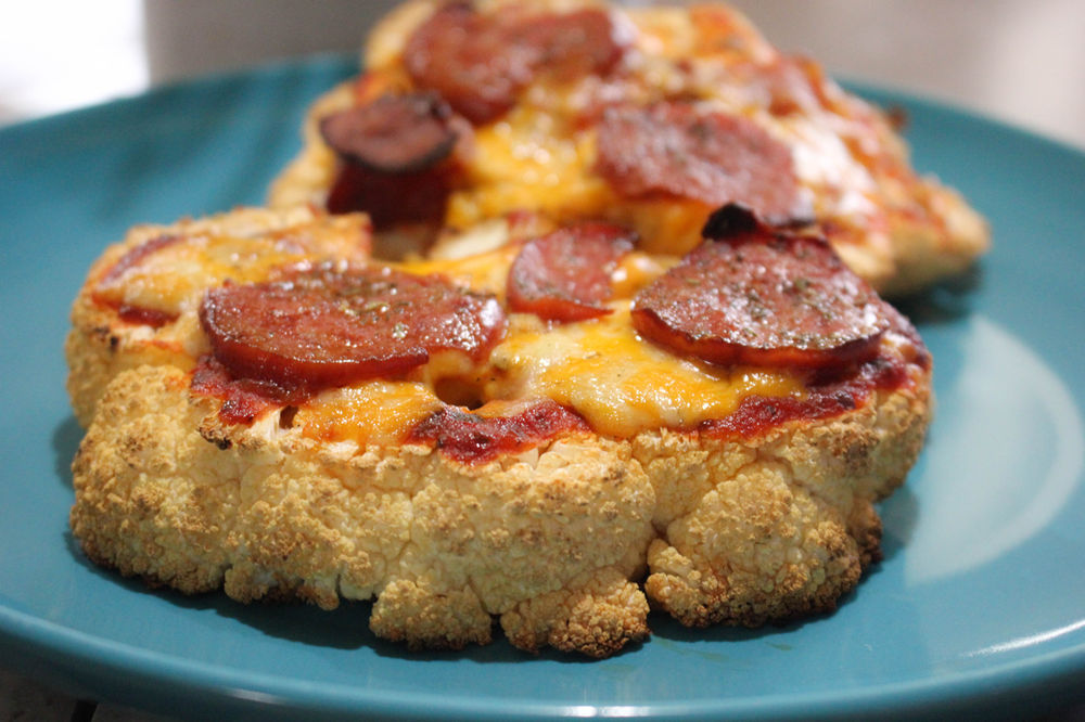 Pizza Cauliflower Steaks 25 Minutes