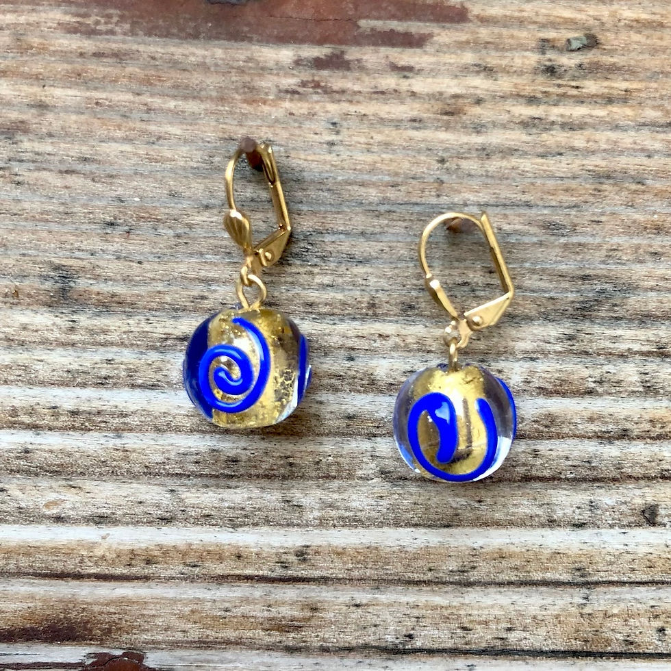 Thumbnail: Blu Oro Spirale Earrings