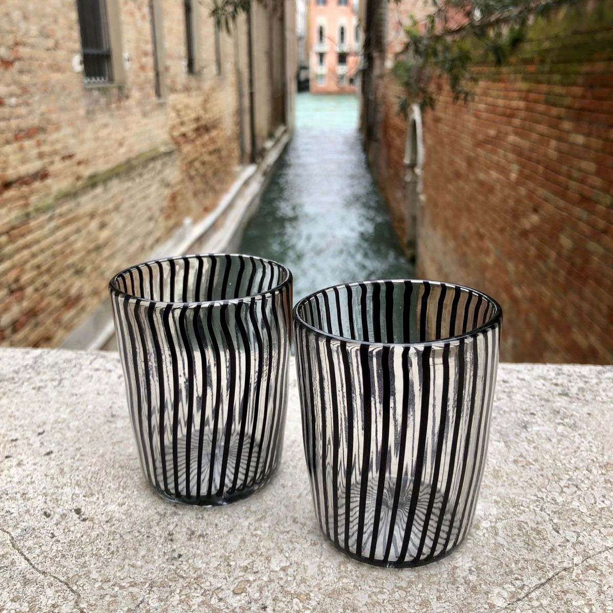 Ombra Filigrana Canna Dritta Nero