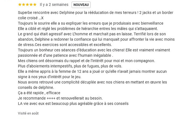 avis client aboiement vol rappel