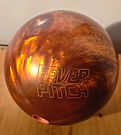 Golden and copper ball