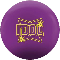 Magenta colored bowling ball