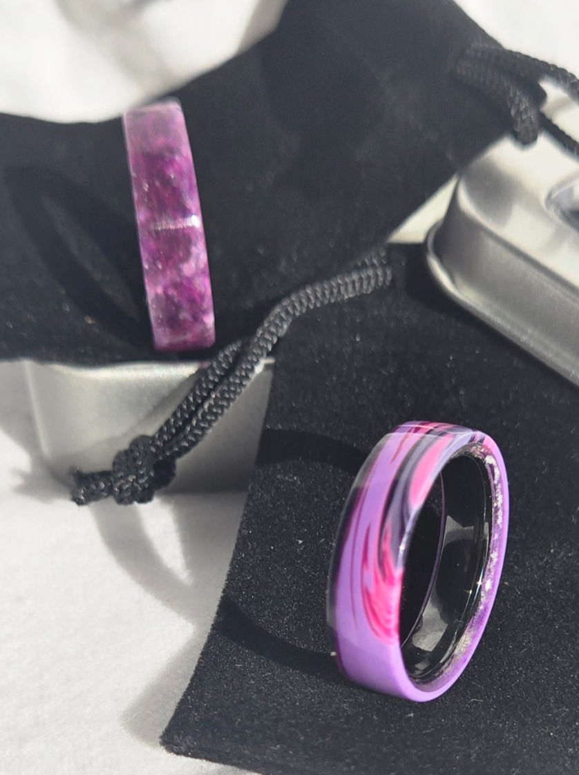 Thumbnail: Made to Order Coverstock and Starry Night Rings