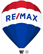 RE/MAX red, white, and blue hot air balloon logo