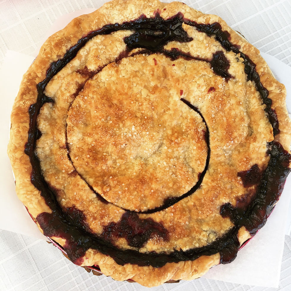 12/17 Wild Blueberry Pie