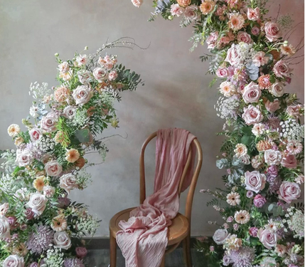 Flower Arches for rent through ICap Photo Booths, Seven Wonders Event Rentals, Mahopac, NY