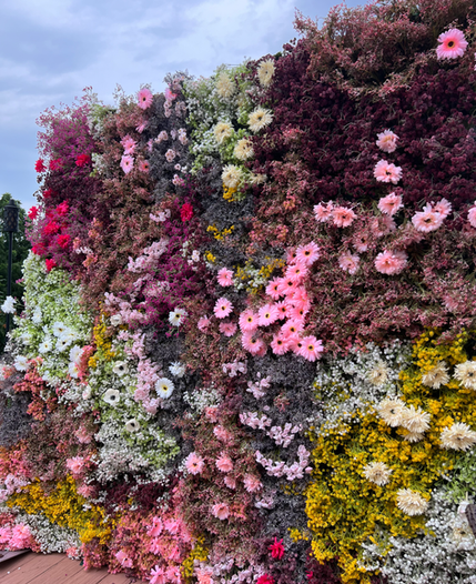 Flower Wall Rental, Seven Wonders Event Rentals, Mahopac, NY, Westchester County, NY