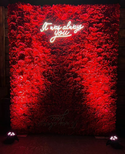 Flower Wall Rental, Seven Wonders Event Rentals, Mahopac, NY, Westchester County, NY