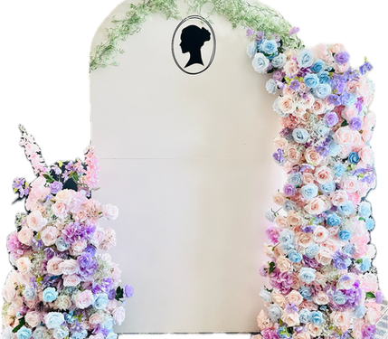 Floral horn arch rental in Westchester County, NY, Seven Wonders Event Rentals in Mahopac, NY