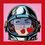 Miniaturbild: Astronaut's Kiss I Seidentuch I Pop Art Print I Rot