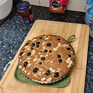Dónal's Gluten-Free Friendly Blueberry Tart!🫐