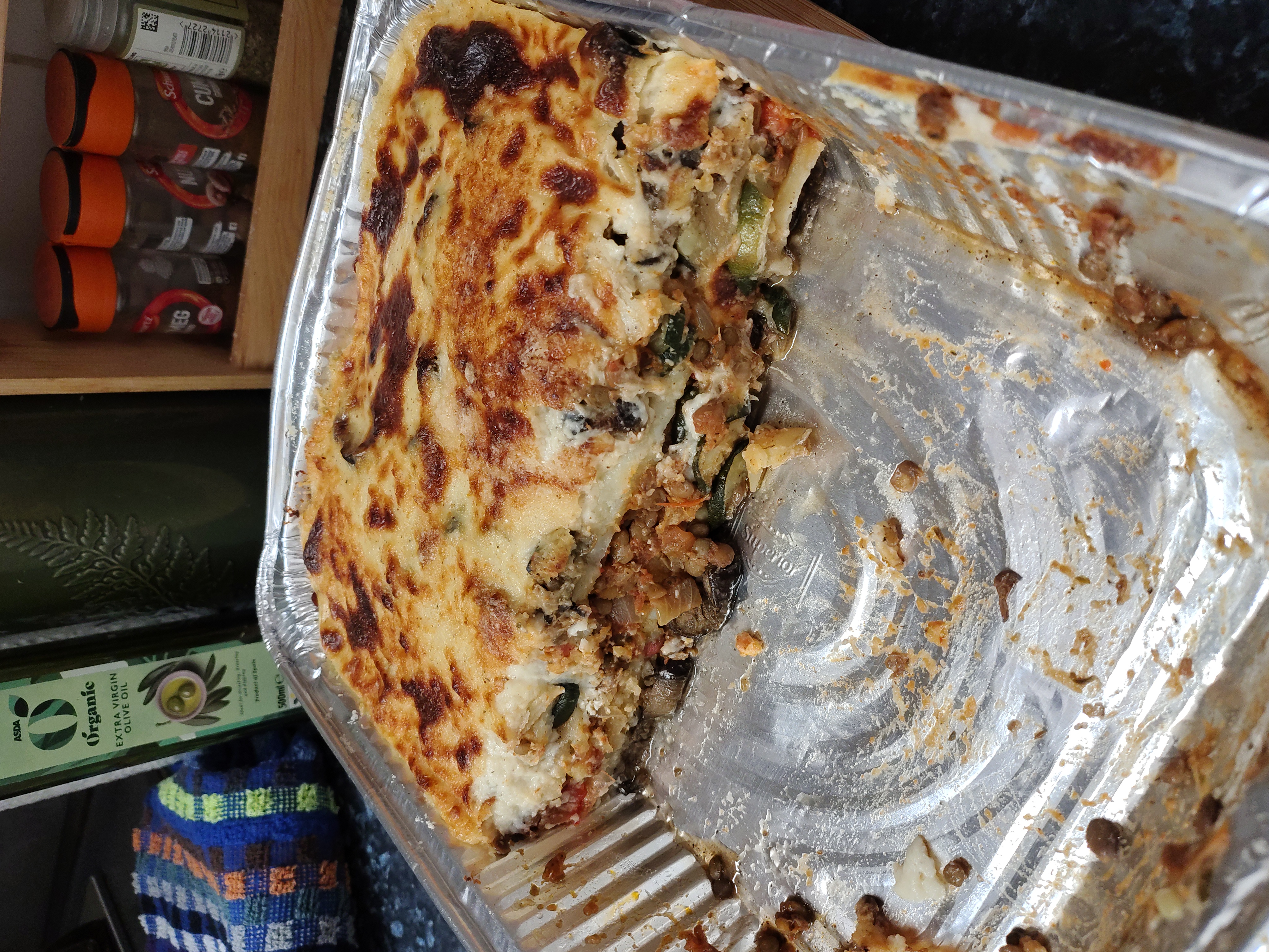 Arranged Food and Objects