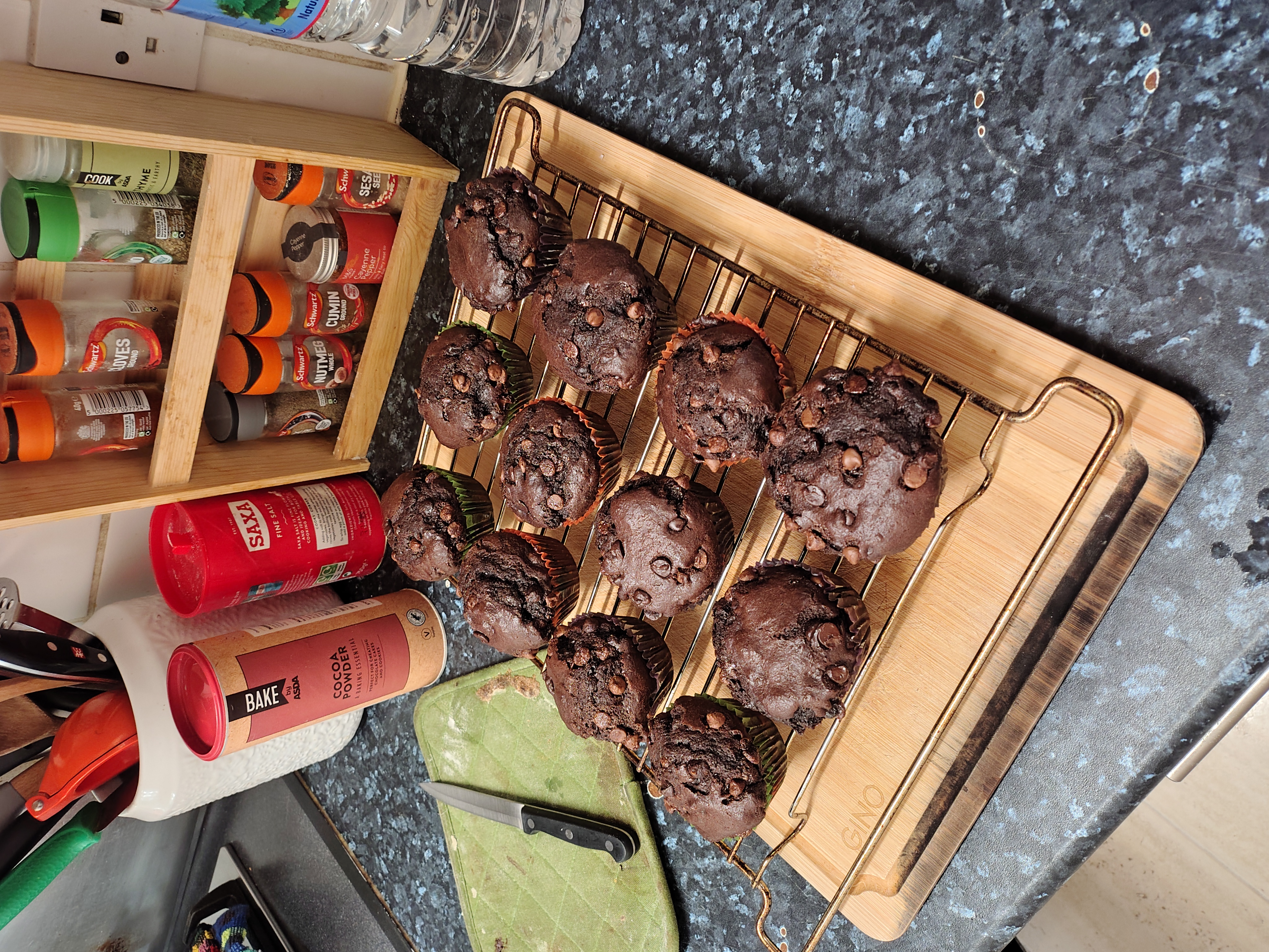 Arranged Food and Objects