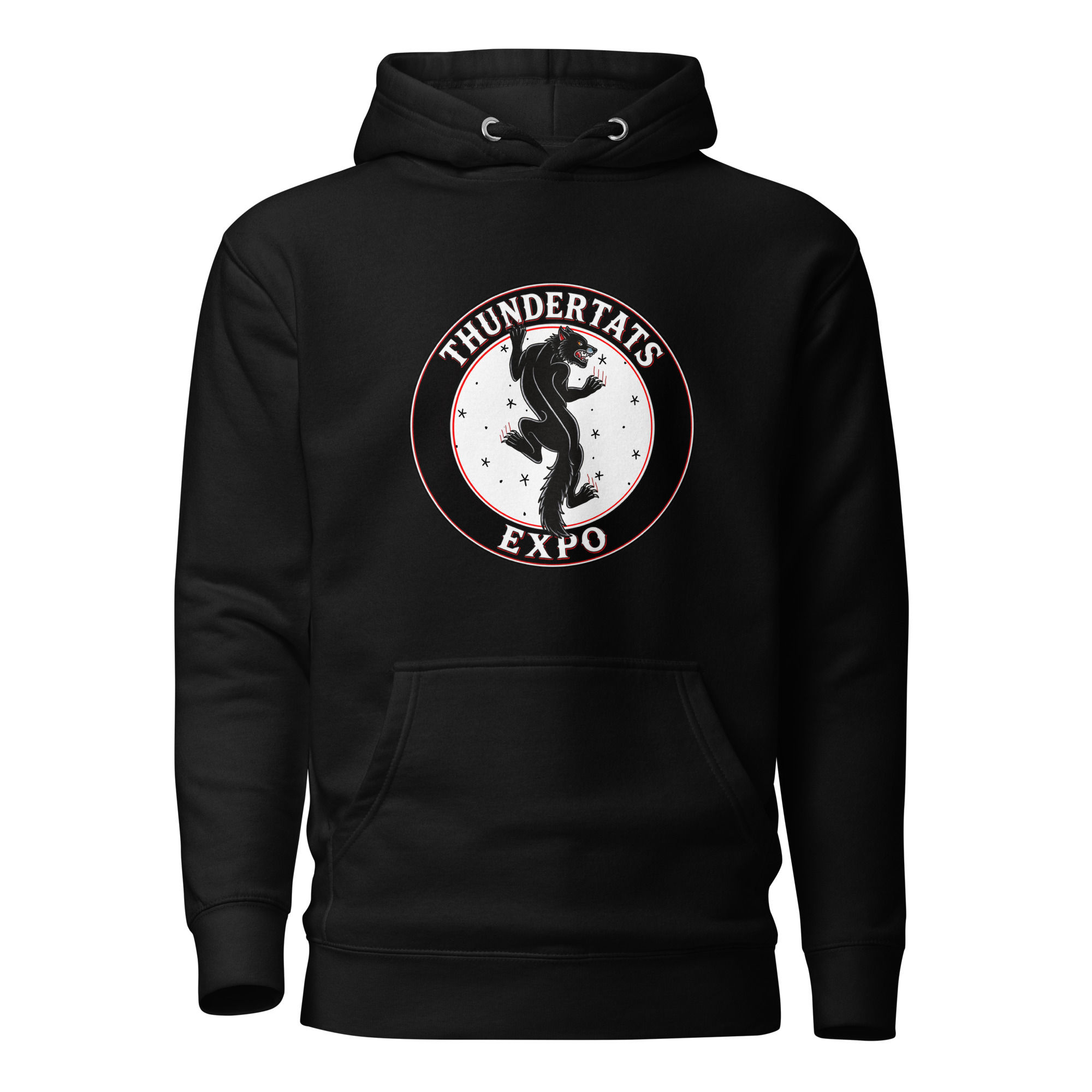 Unisex Hoodie-Trady Wolf-Large
