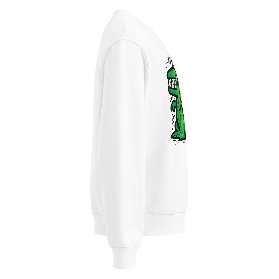 Thumbnail: Oversized heavyweight sweatshirt- DinoDesign by Royale Ochoa