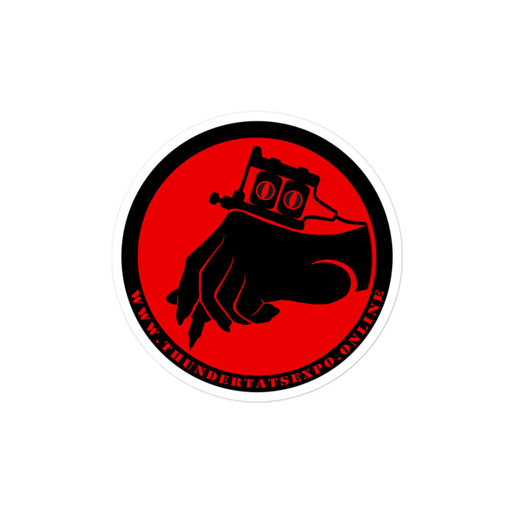 Sticker-Red Machine Thundertats Expo by Mike Pate