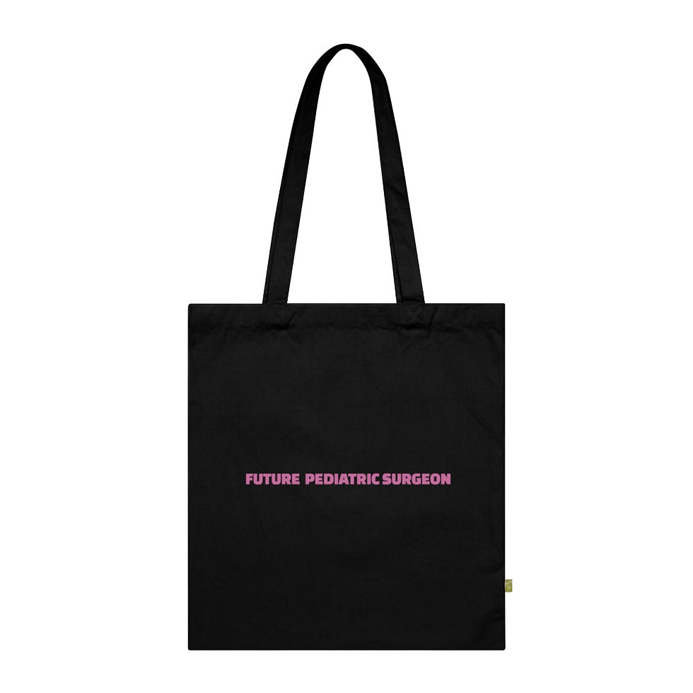 Thumbnail:  Future Pediatric Surgeon Organic Cotton Tote Bag