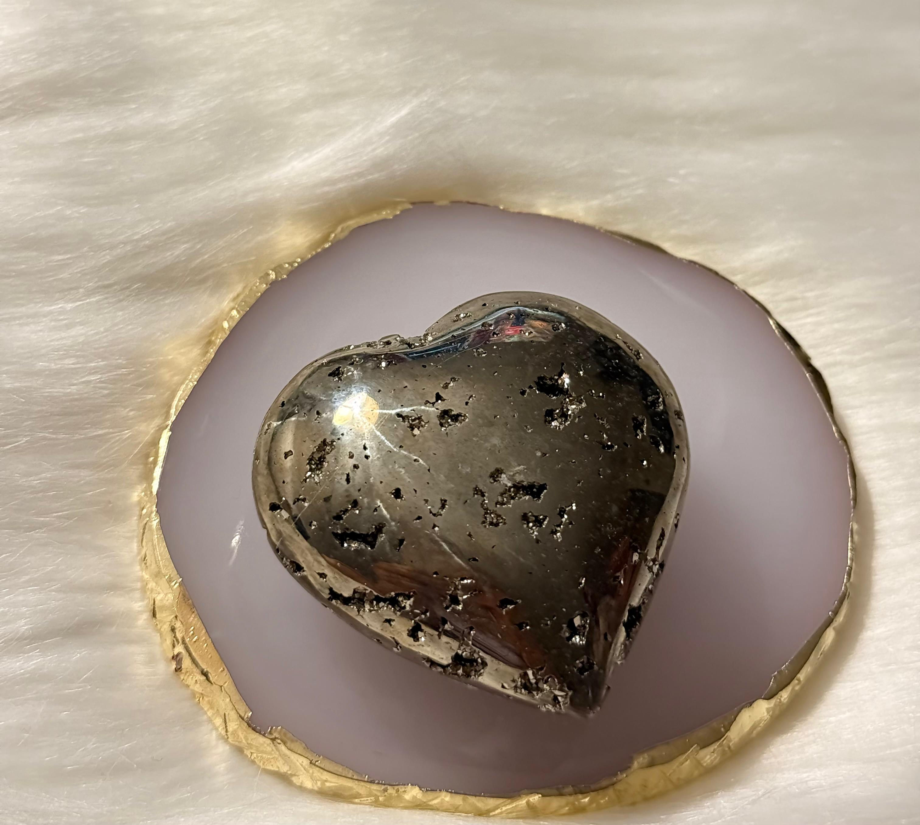 Heart - Pyrite (large)