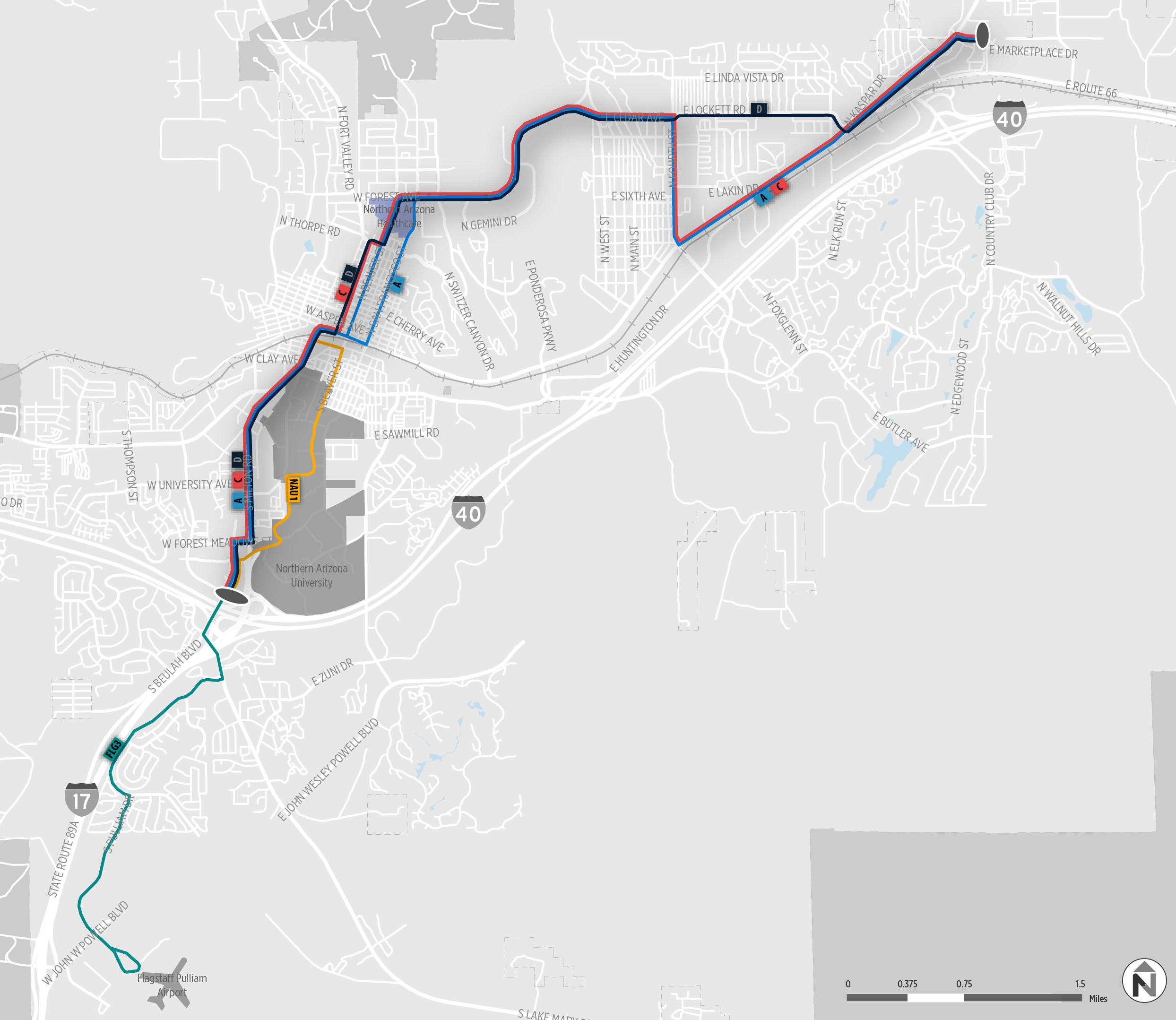 Flagstaff Transit Spine Study movemeflg