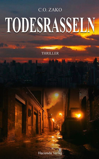 buchcover des thrillers todesrasseln